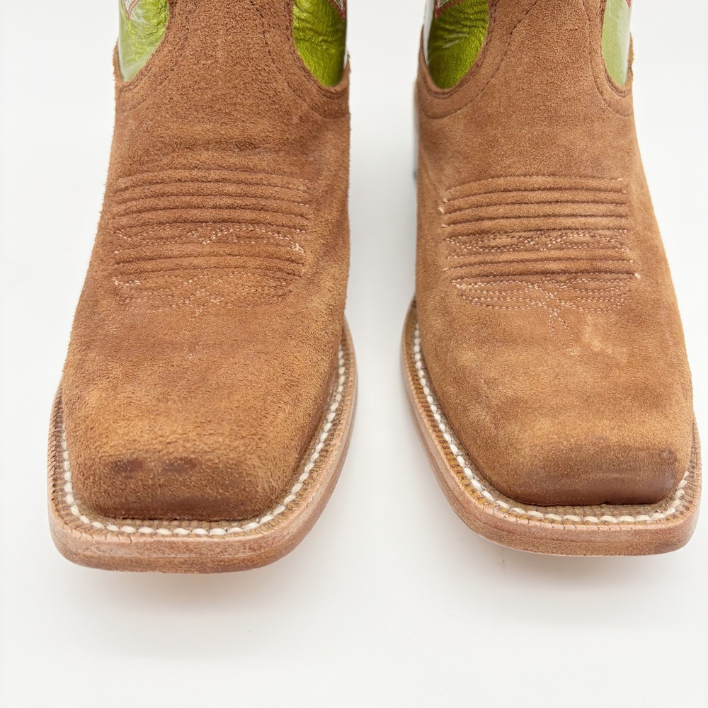 NWOB Ariat Futurity Boon Square Toe Western Boots Size 8 - Picture 6 of 16